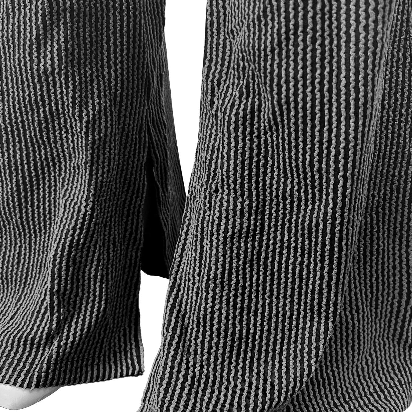 Twist Strip Hoodie Stitching Hooded Horn