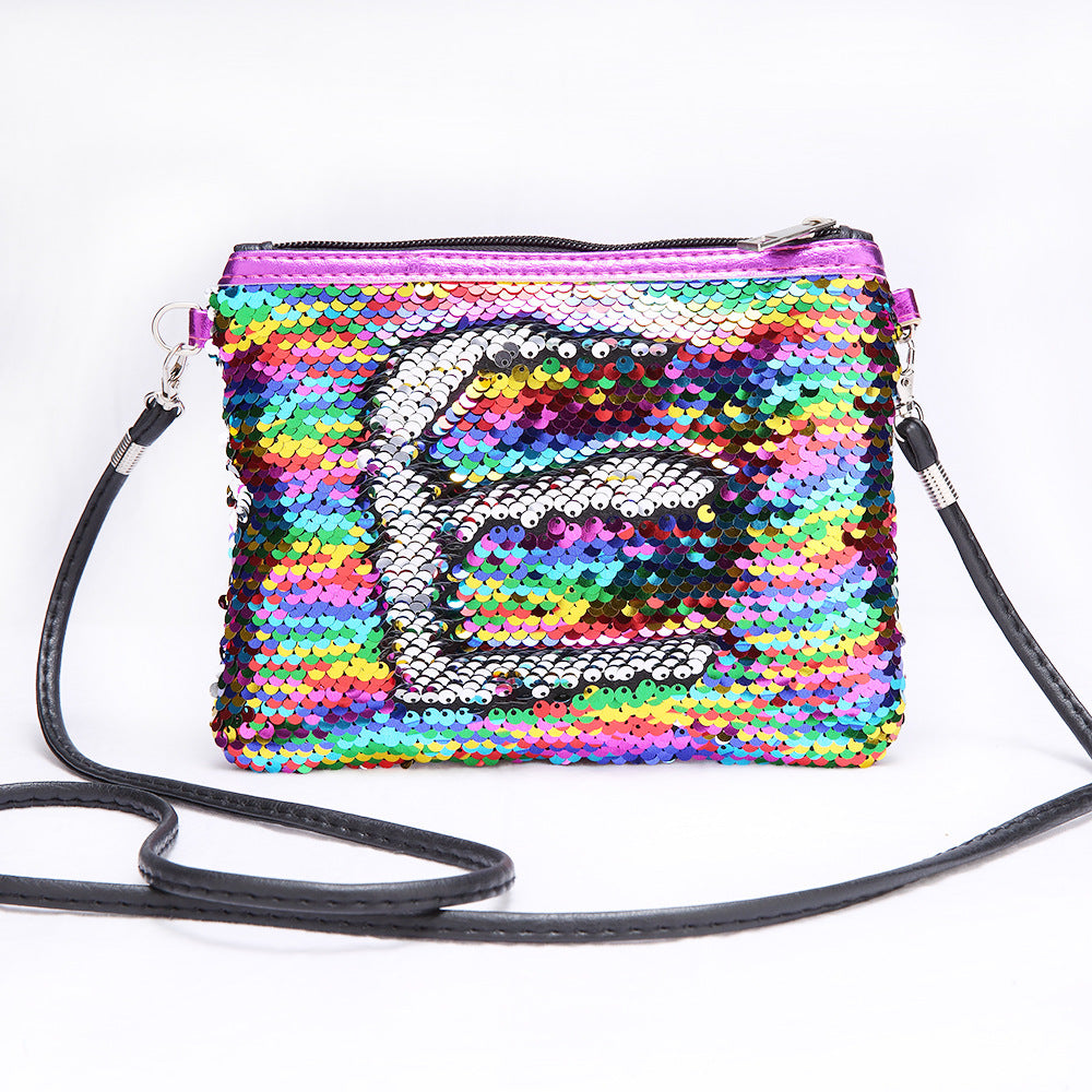 Sparkly one-shoulder bag