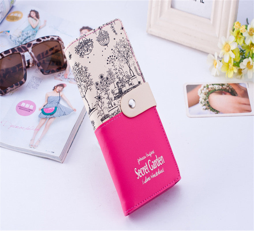 Large capacity ladies wallet