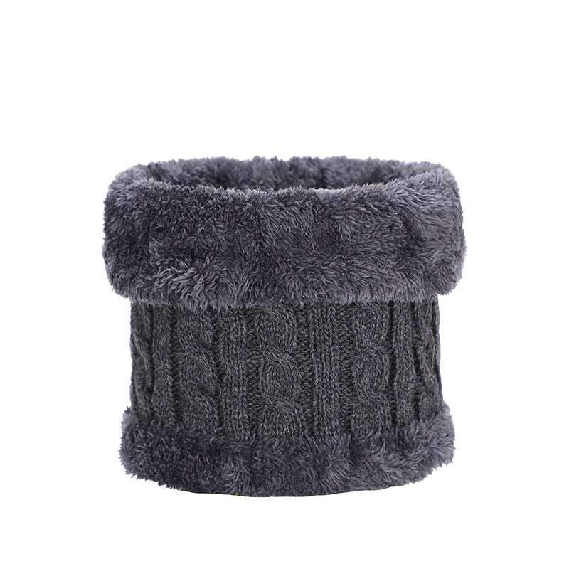 Plush Thick Woolen Hat For Outdoor Cold Protection