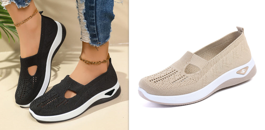 Women's Shoes Soft Bottom Not Tired Feet Slip-on Mesh