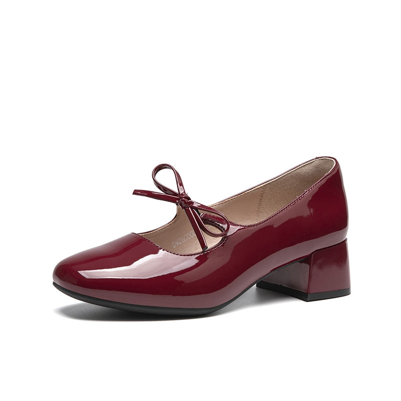 Comfortable Soft Soled Bow Mary Jane Shoes
