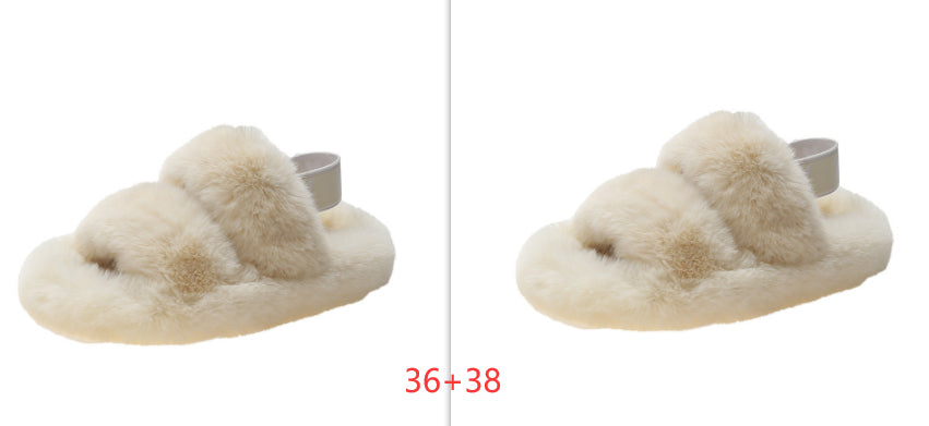 Zenda Vilde Hjemmesko i Pels til Kvinder