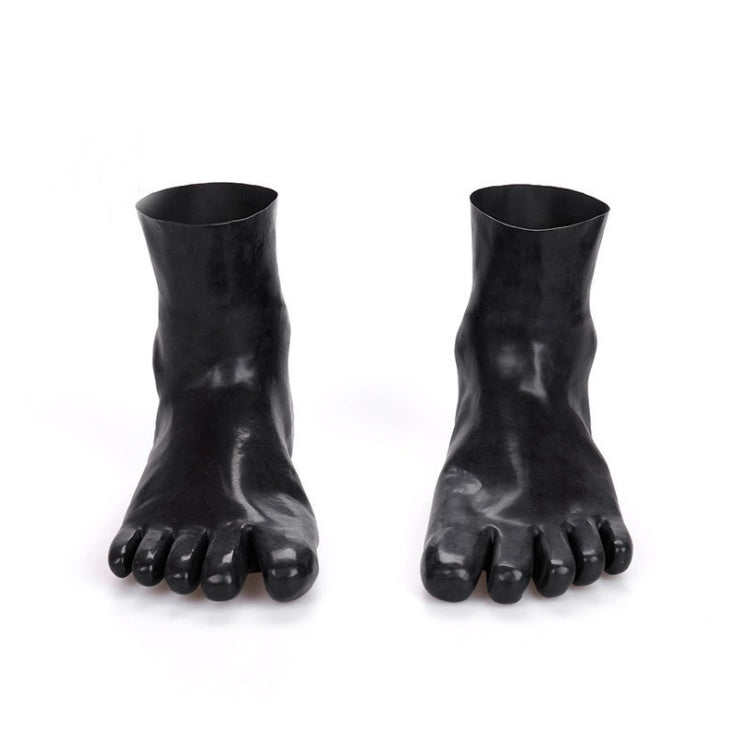 Latex Five-finger Socks Mid-tube To Calf