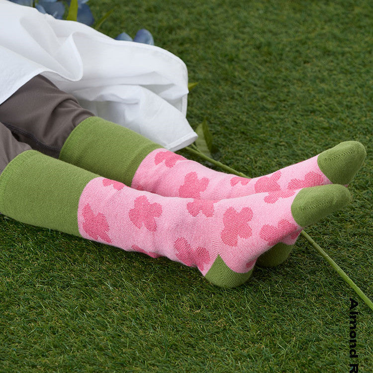 Printed Calf Socks Cotton Boys And Girls Mid-length Pile