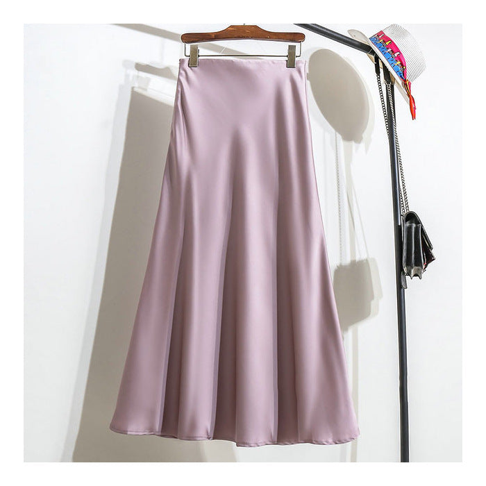 Fashion Personalized Satin Acetate Skirt For Women