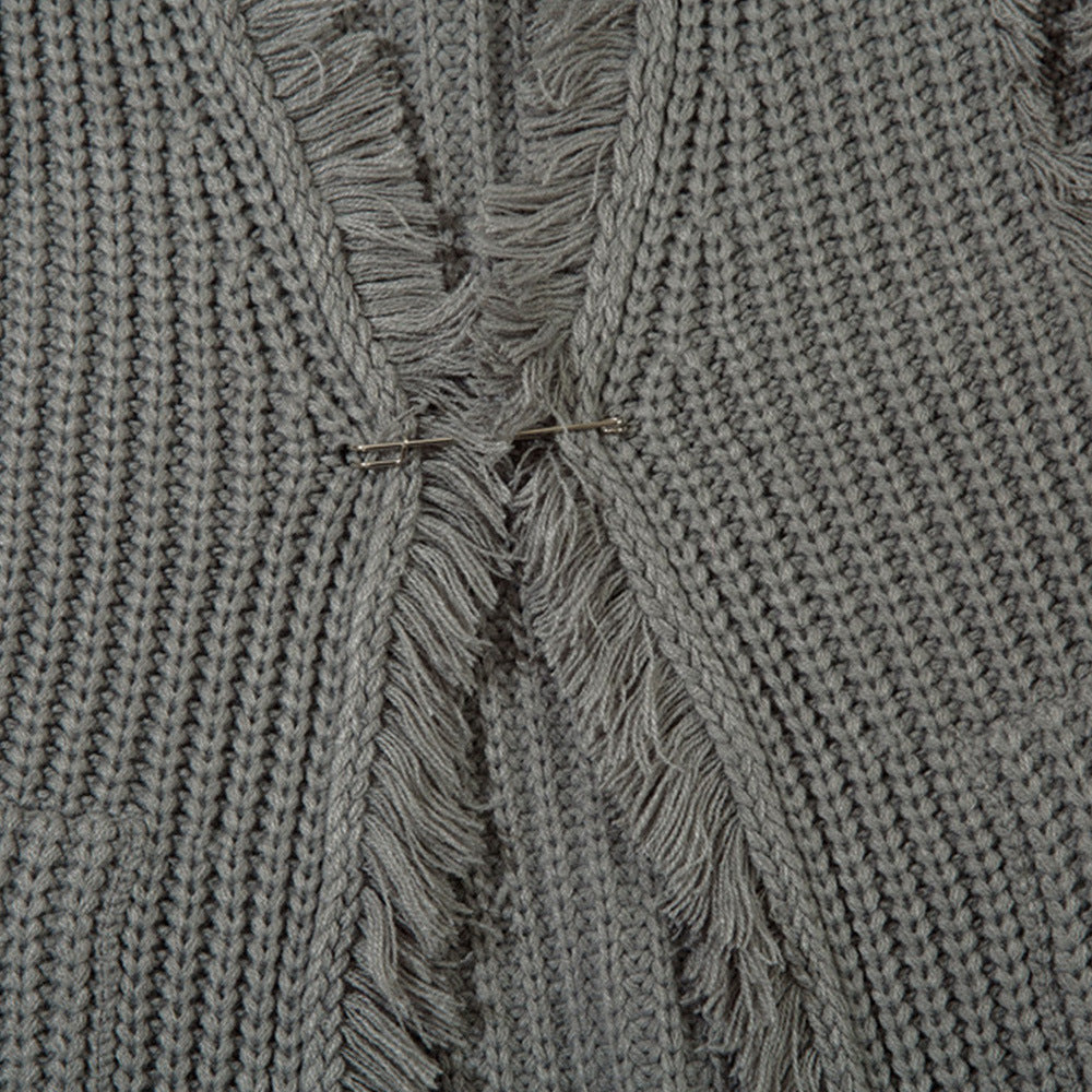 Bf Lazy Sweater Cat Beard Knitted Cardigan