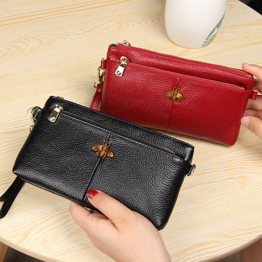 European And American Retro Fashion Simple Long Wallet