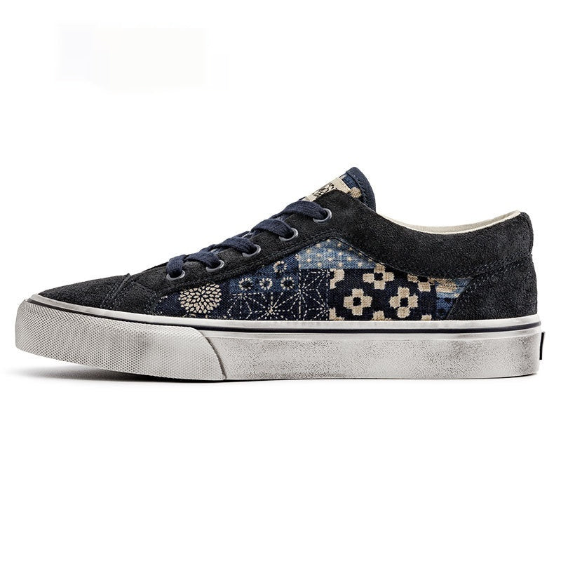Printed Low Top Casual Student Couples Shoes