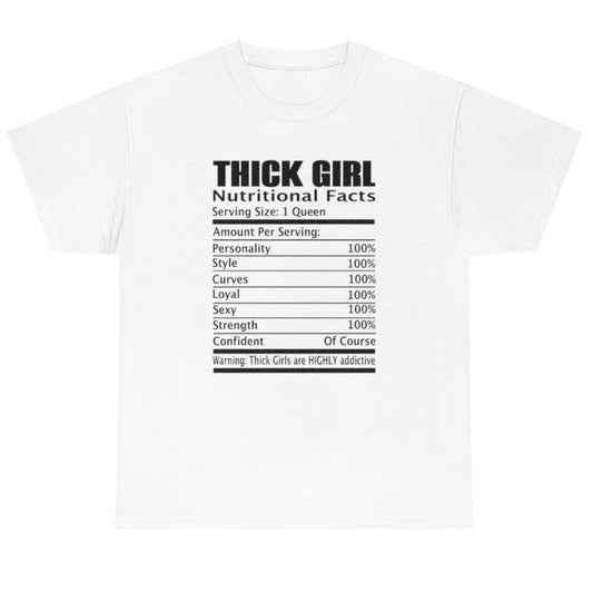 European And American Girls Nutrition Ingredients Printing Casual Round Neck Short Sleeves