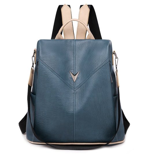 Fashion Casual Ladies Backpack Simple Large-capacity Travel Anti-theft Bag