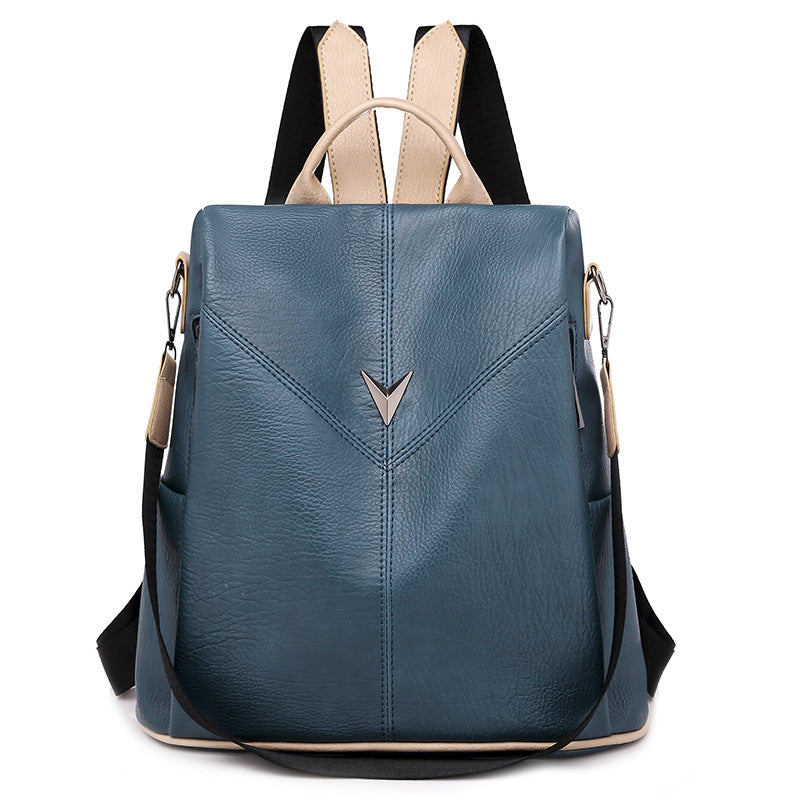 Fashion Casual Ladies Backpack Simple Large-capacity Travel Anti-theft Bag