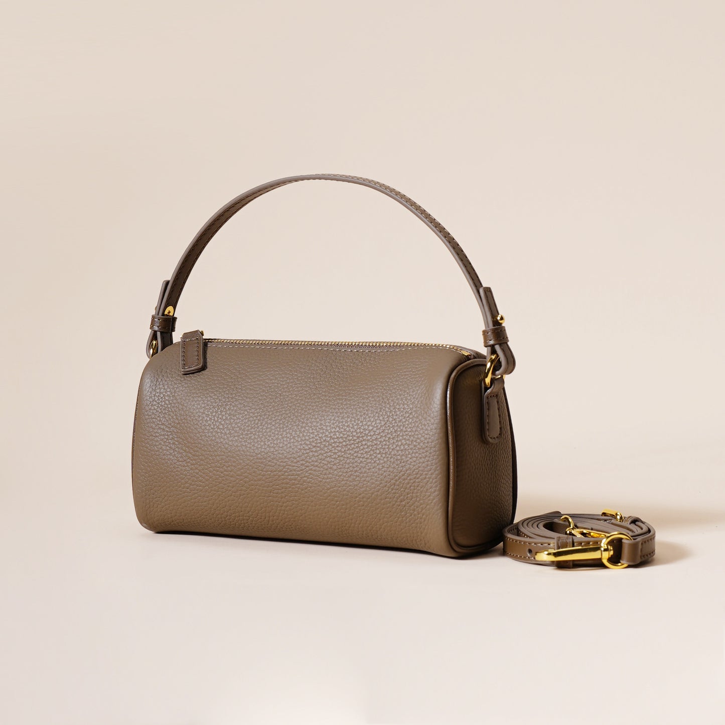 Top Layer Cowhide Advanced Simple Texture Underarm Bag