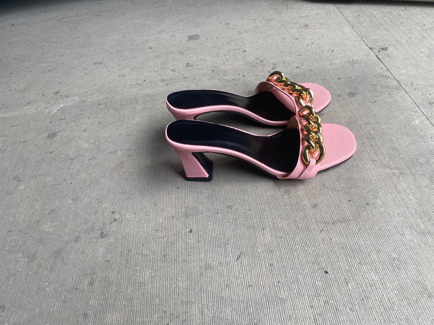 Women's Round Head Thick Heel Fashion Slippers