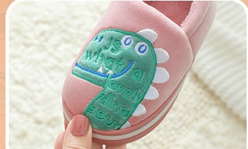 Children's Cotton Slippers Boys Winter Bag Root And Velvet
