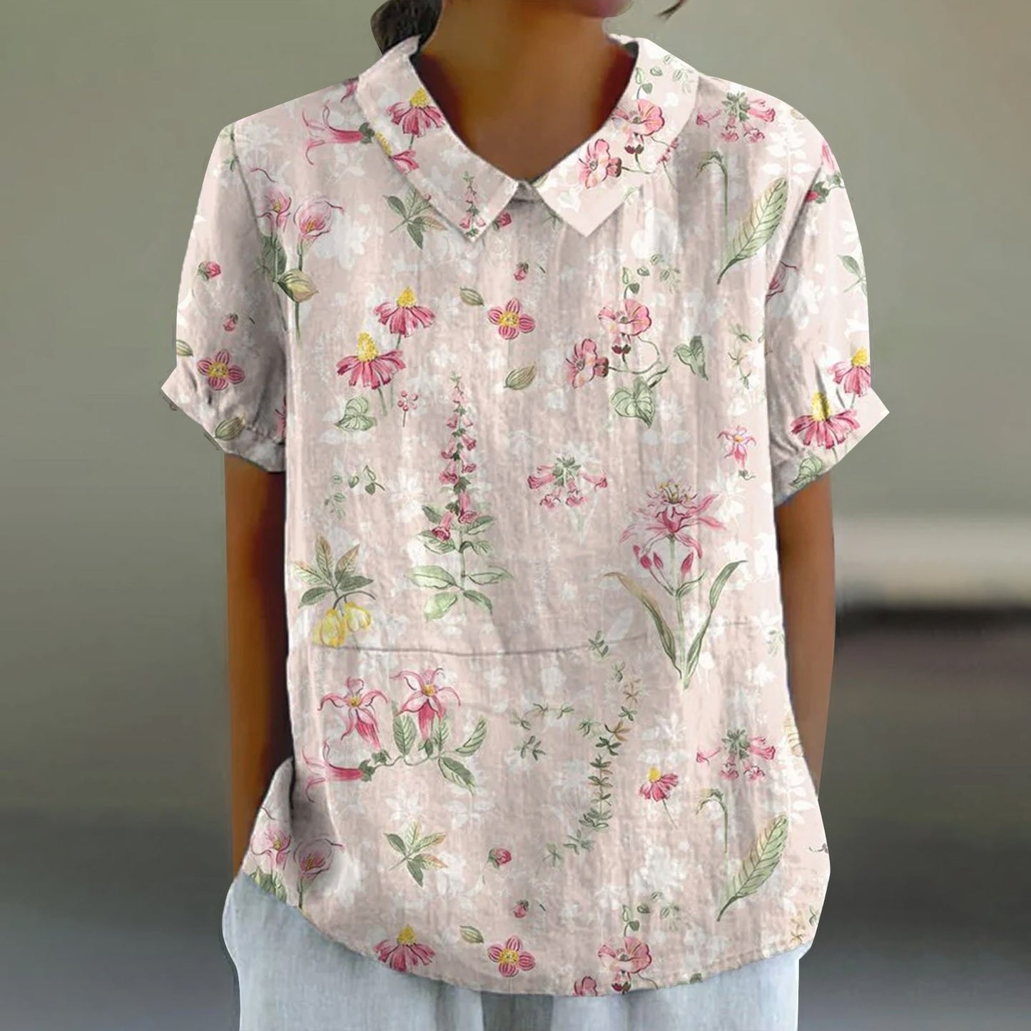 Summer Monsoon Short Sleeve Printing