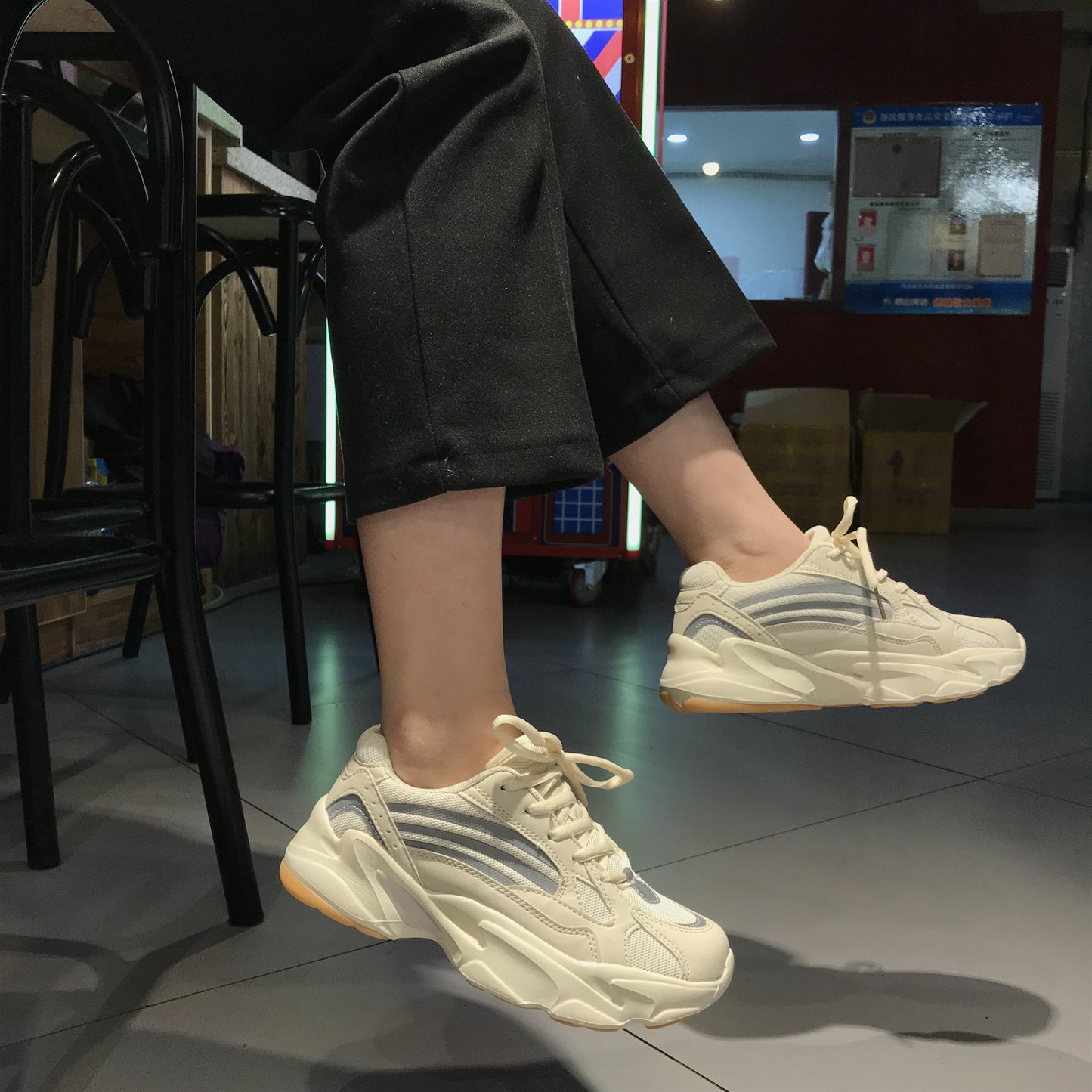 Super Fire Student Daddy Shoes Hong Kong Style BF Women's Shoes