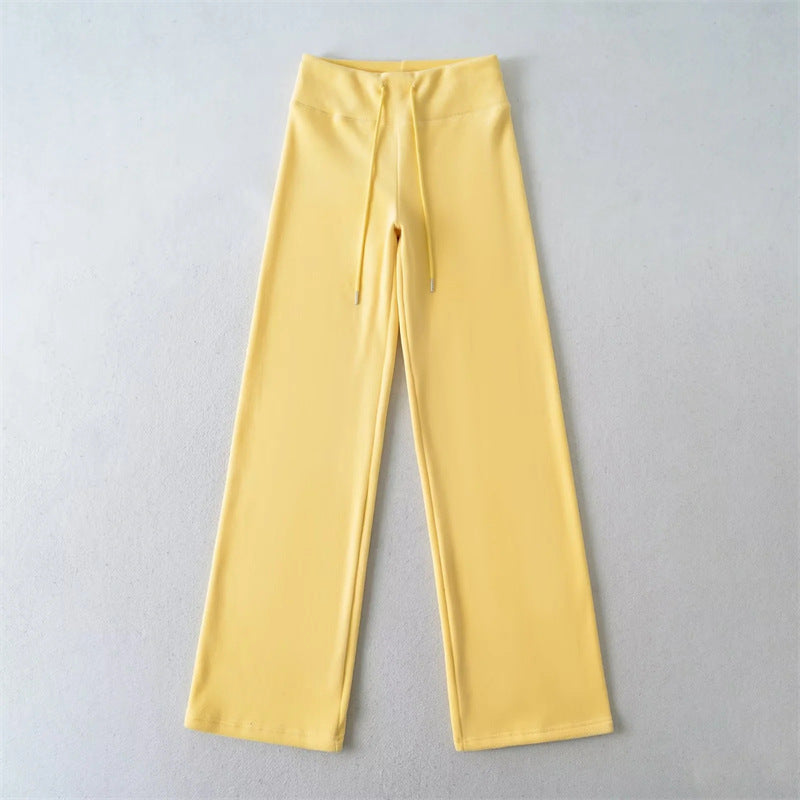 New Winter Fleece-lined, Extra-thick Warm Casual Straight-leg Pants