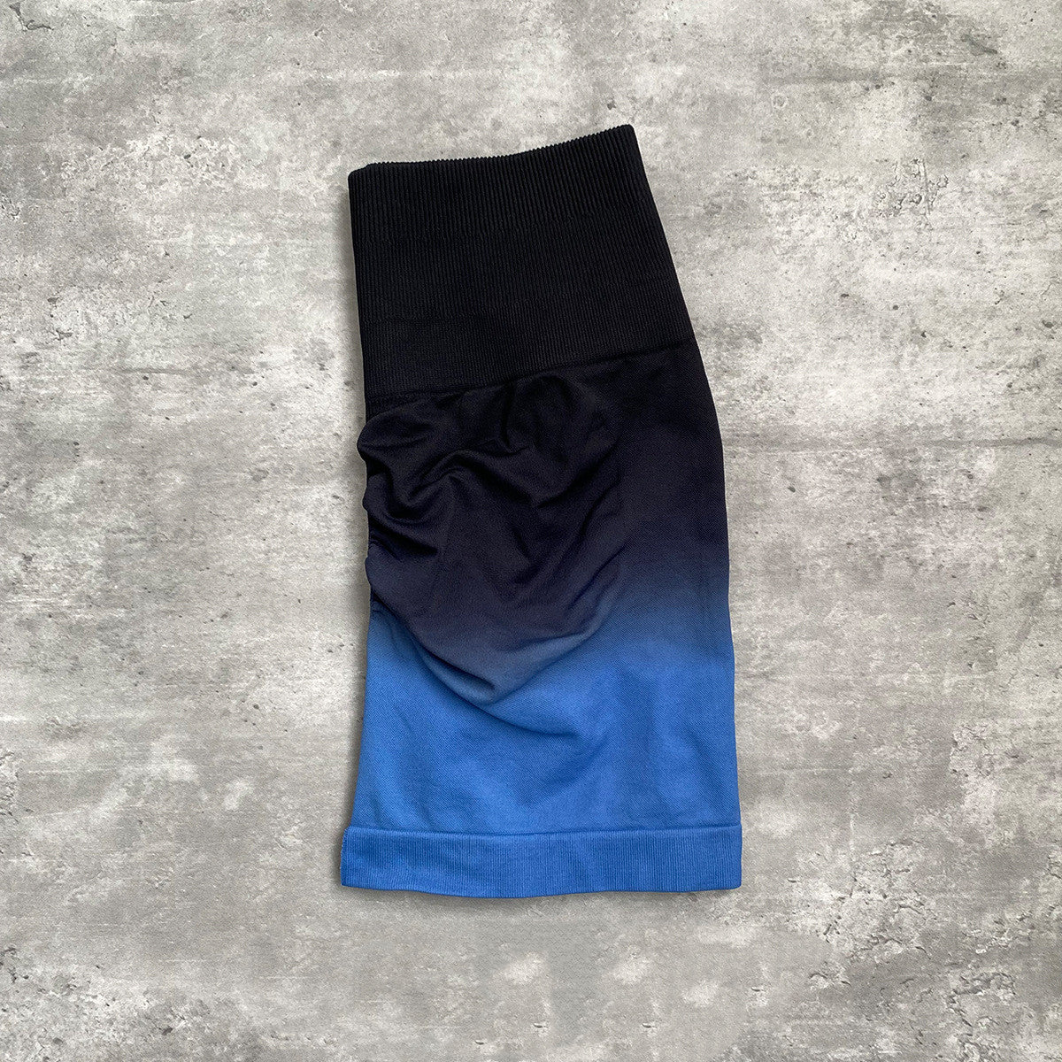 Gradient sømløse yogashorts åndbare, tætsiddende