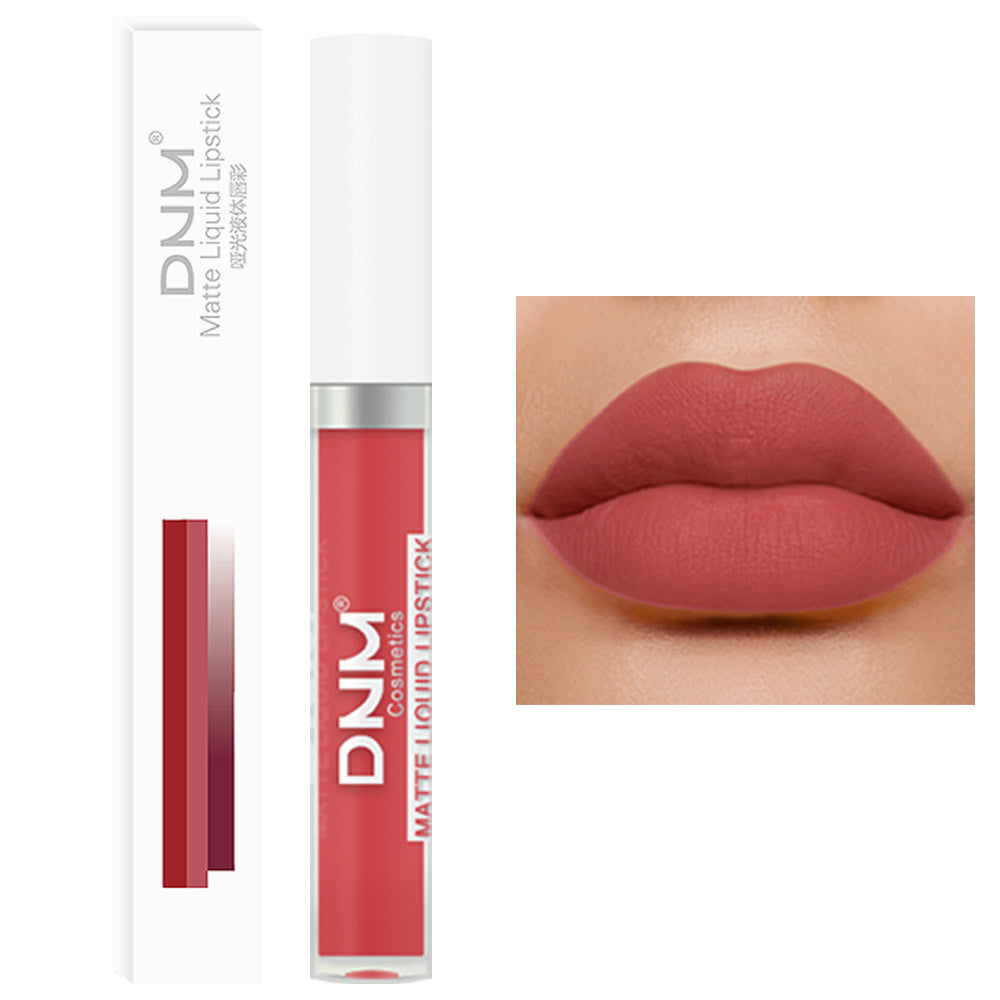 19-color Matte Lip Gloss Waterproof Long-lasting Long Lasting And Does Not Fade Lip Lacquer