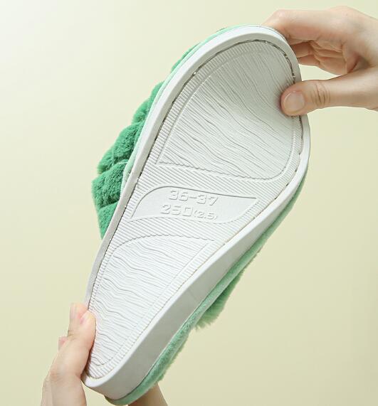 Winter Non-slip Ladies Home Cotton Slippers