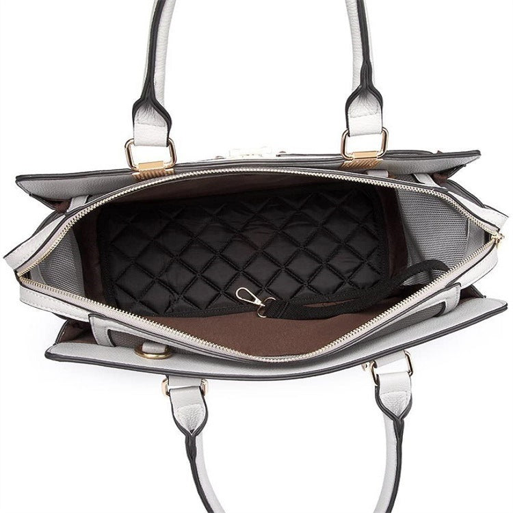 PU Portable Fashion Dog Bag Breathable Mesh