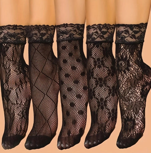 Plus-size Sexy Elastic Mesh Fishnet Stockings