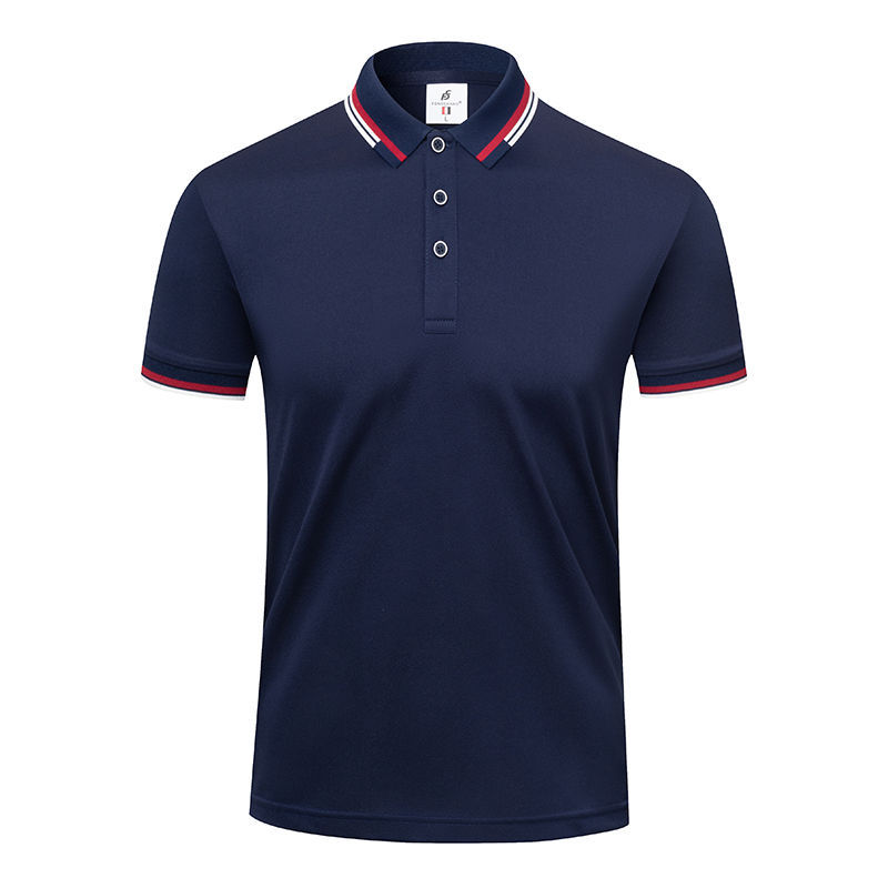 Ice Cotton High-end Enterprise Clothes Lapel Short Sleeve 190g