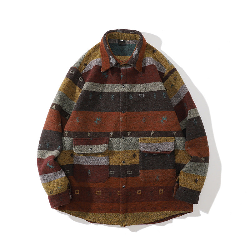 Men's And Women's Autumn Winter Casual Loose Jacket