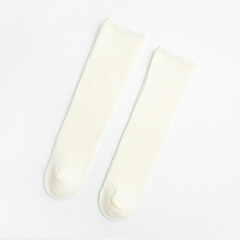 Girls' Heelless Socks Lace In Autumn And Winter