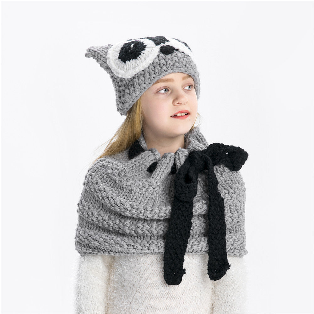 Fashion Personality Children's Owl Woolen Hat