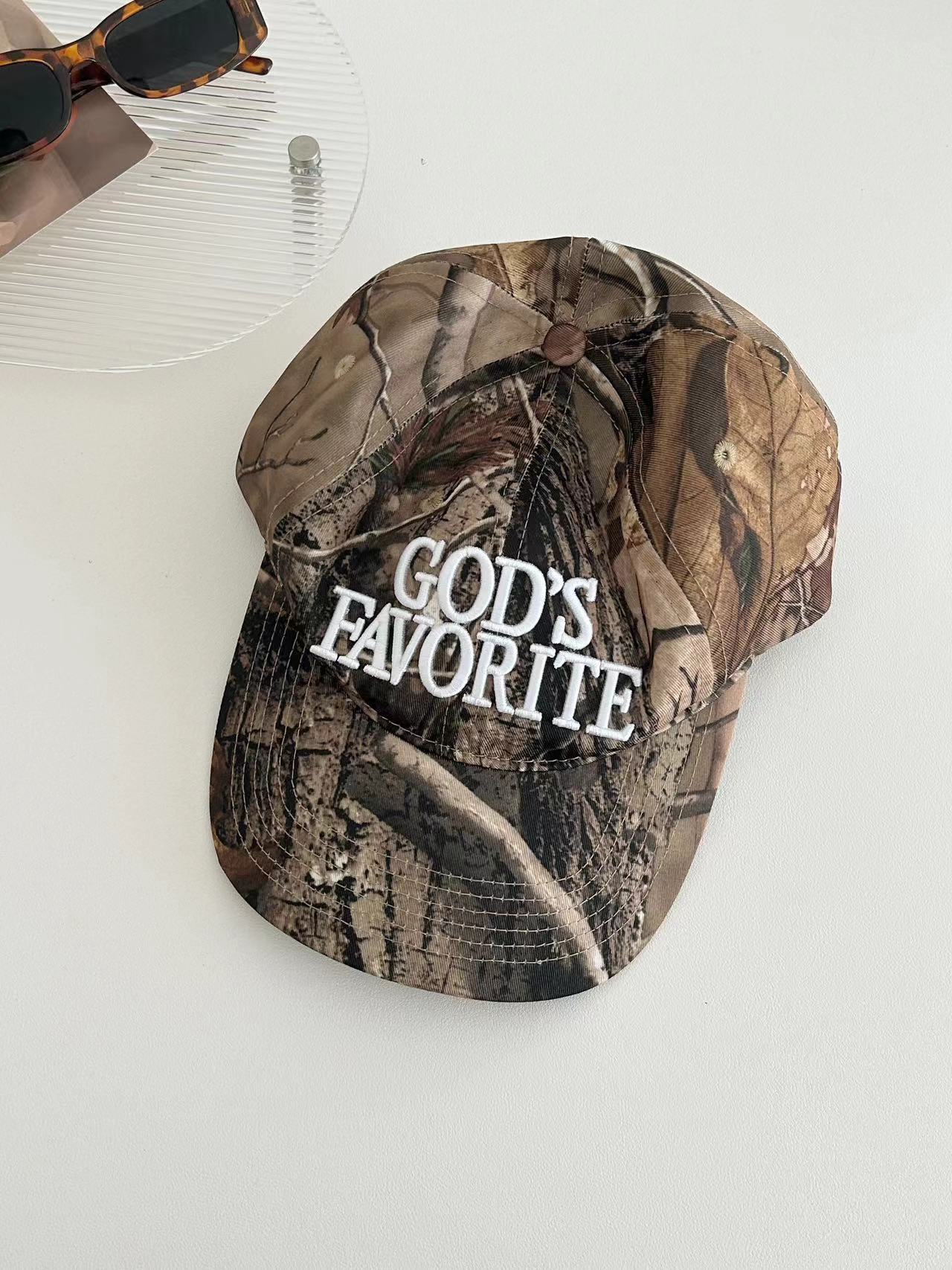 Baseball Cap Camouflage Branch Pattern Splash-ink Distressed