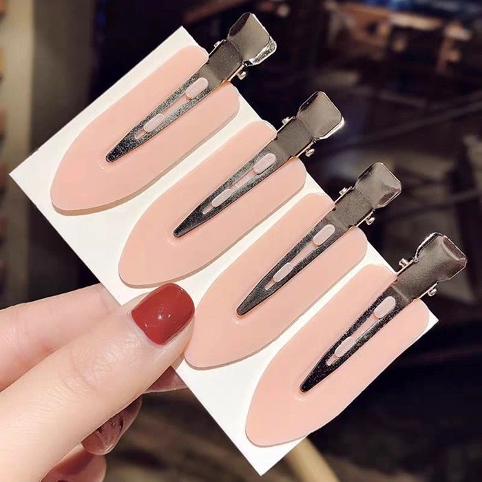 Small Leaf Duckbill Clip DIY Seamless Hair Clip Handmade Material