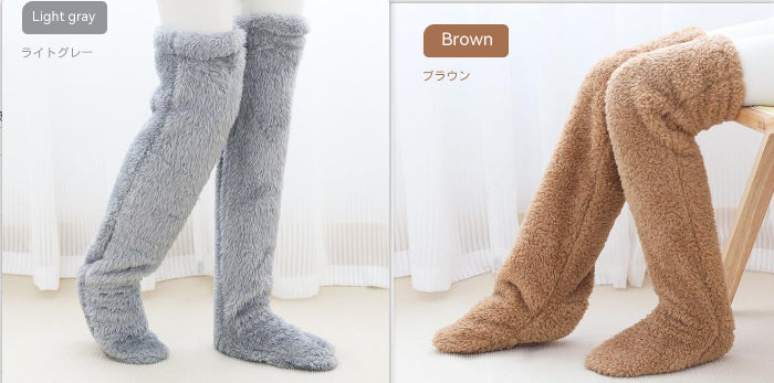 Winter Warm Cold Leg Knee Joint Cold-proof Stockings Home Floor Sleeping Socks