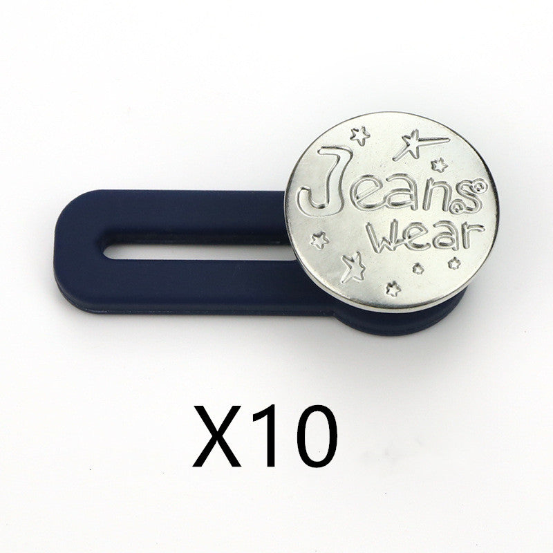 No Sew Jeans With Adjustable Expansion Waist Button