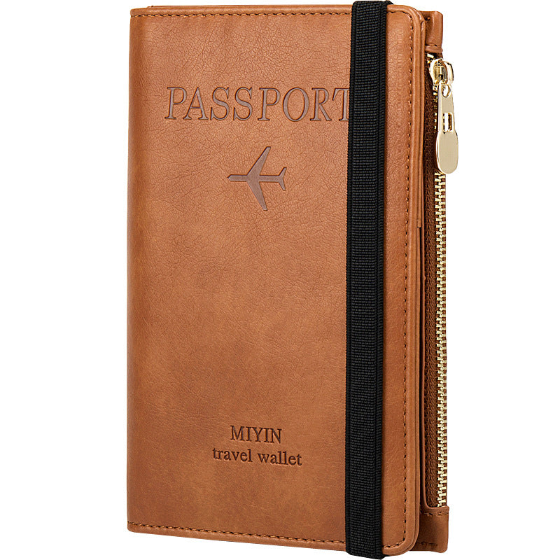 Multifunktionel Pasdokumenttaske Ultratynd RFID Paspung