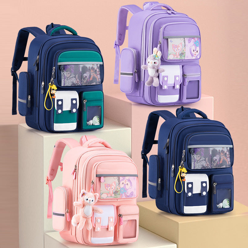 Children's Burden Reduction Large-capacity Backpack Multifunctional Spine Protection