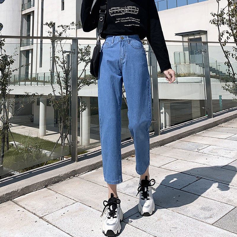 Wide - leg nine - minute daddy pants