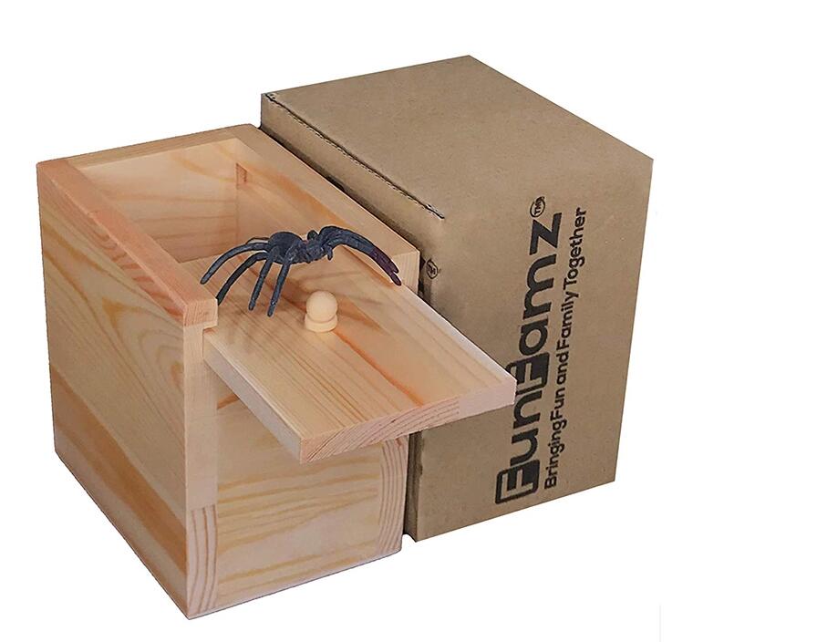 Prank Inset Wooden Scare Box