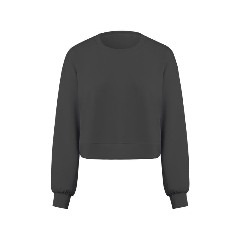 Soft Glutinous Liquid Air Layer Leisure Sports Sweater
