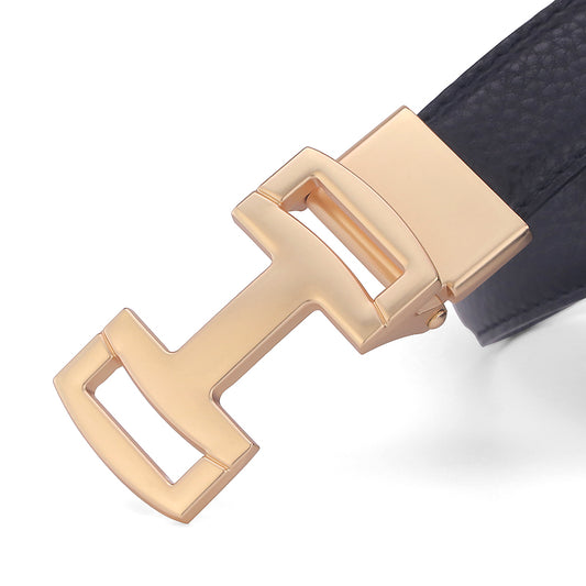 Women's Fashionable And Casual Cowhide Thin Belt