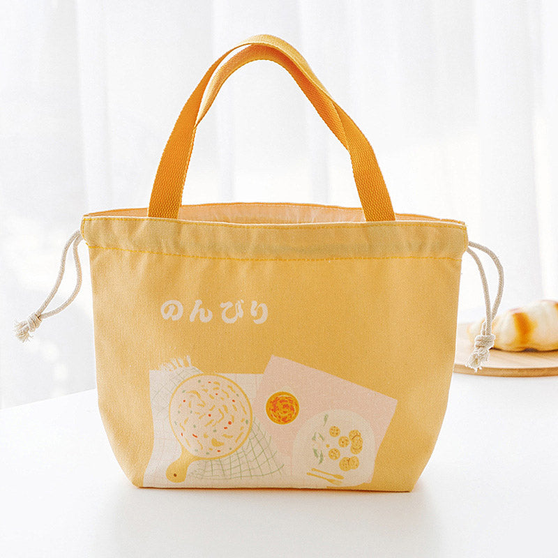 Cute Portable Ladies Handbag Insulation Lunch Box Bag