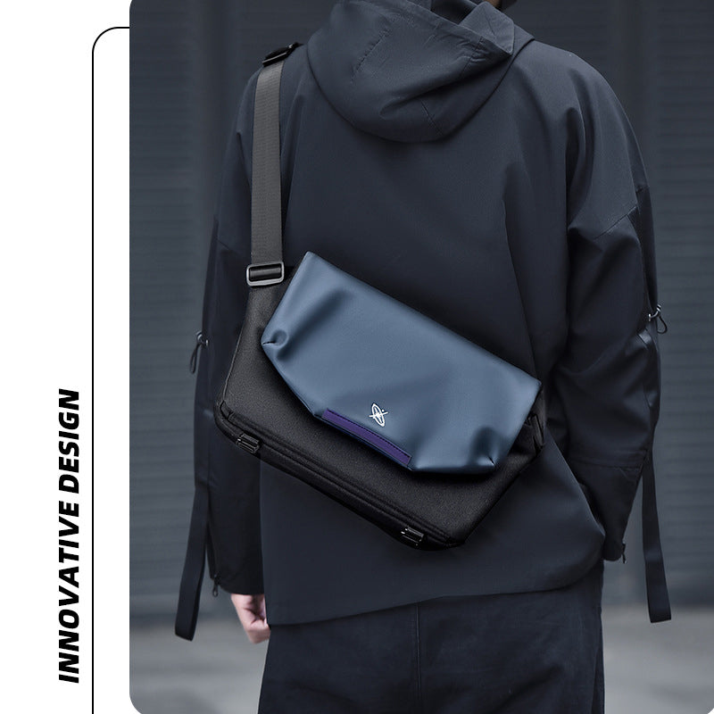 Functional Messenger Bag Men's Shoulder Bag Large Capacity Postman Computer Bag