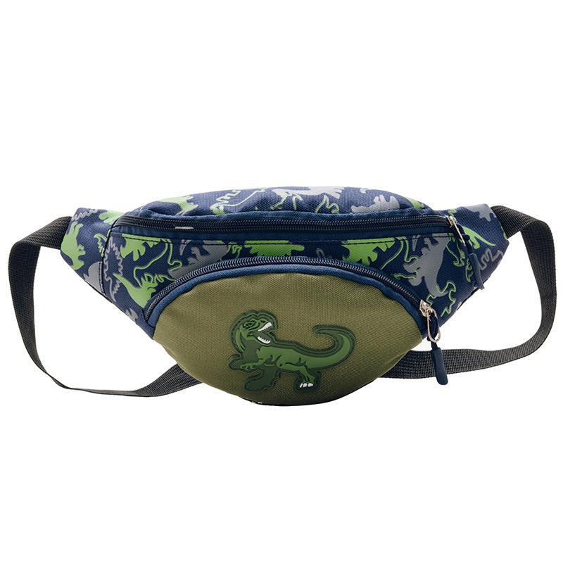Little Boy Chest Waist Bag Cartoon Little Dinosaur Crossbody Bag