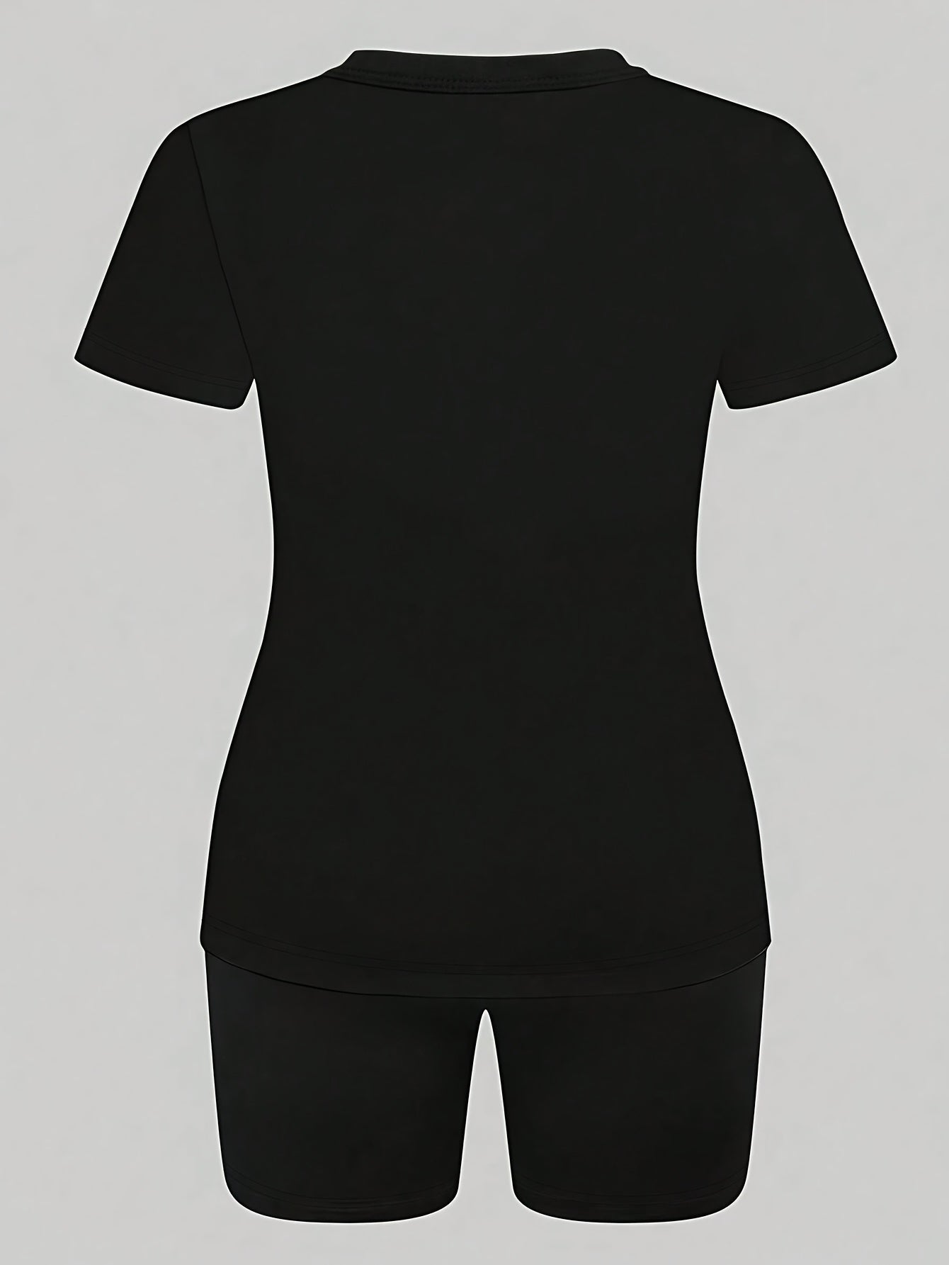 Printet T-shirt med Drop Shoulder og Grafisk Tryk til Kvinder