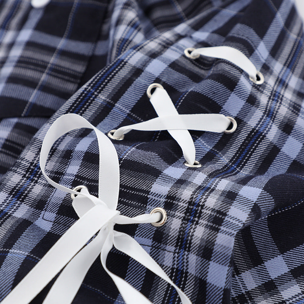 Wearing Rope Strap Bow Sleeve Shirt Outdoor Fashion Brand