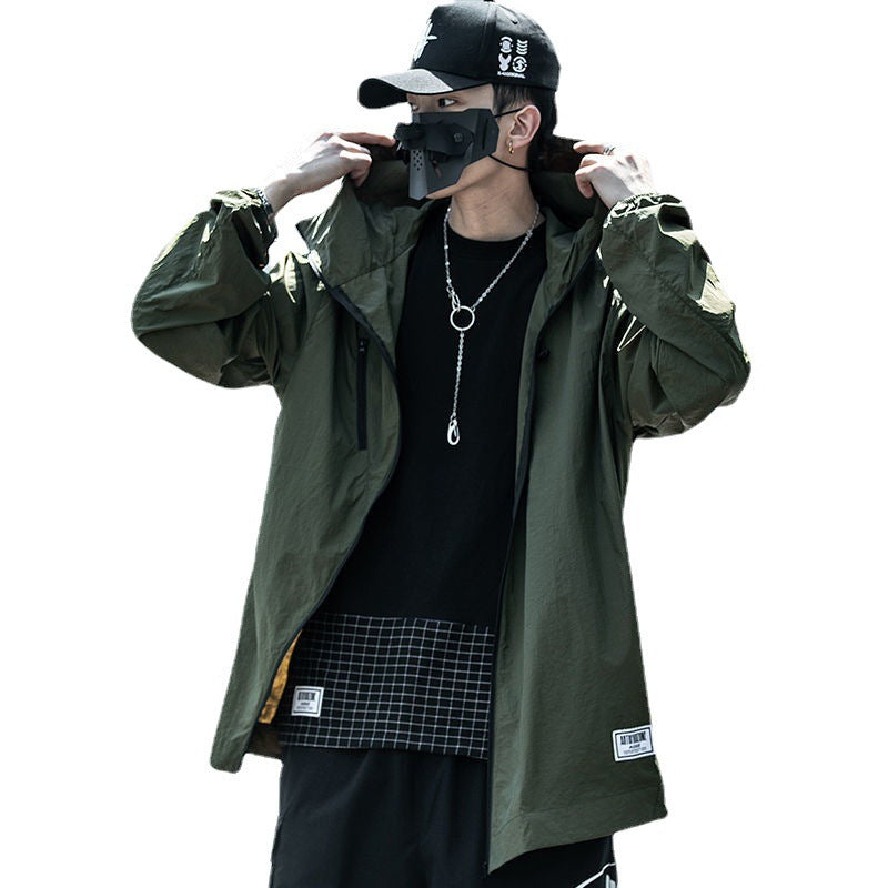 Plus Size Fashion Brand Couple Mechanical Style Coat