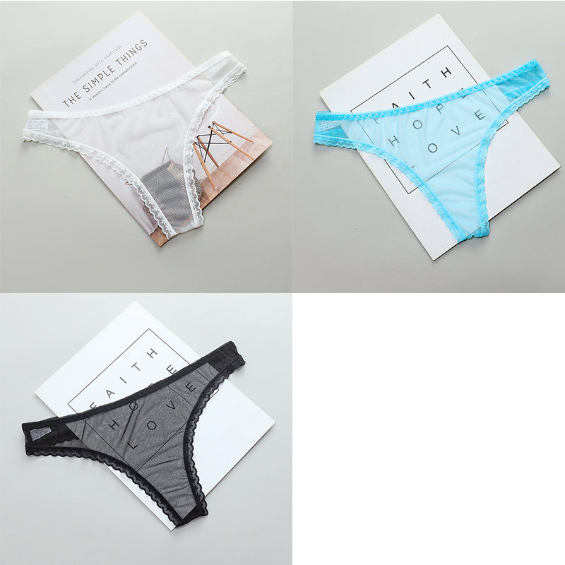 Ladies Fashion Full Transparent Panties T-Line