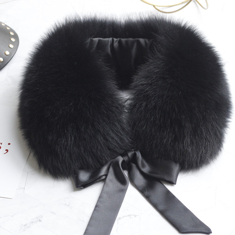 Ladies Winter Detachable Fur Collar