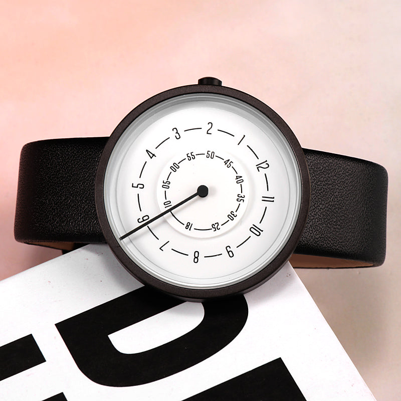 Punk-stil simpelt bælte quartz-ur
